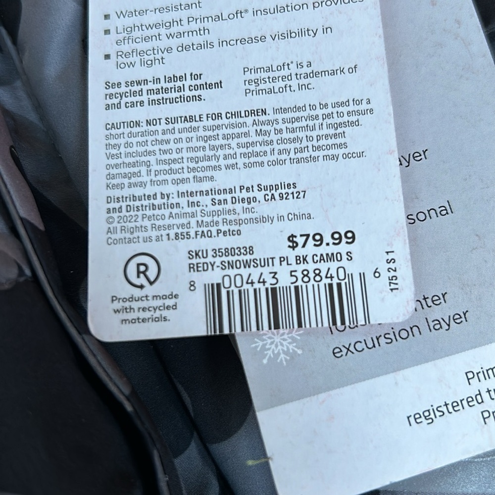 NWT Reddy Snowsuit Primaloft S - Picture 10 of 11